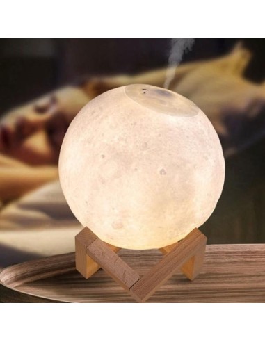 3D المرطب مصباح القمر
