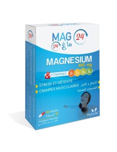 ماغ 24 “مغنيزيوم و فيتامينات” (30 كبسولة) - Mag 24 Magnésium et vitamines
