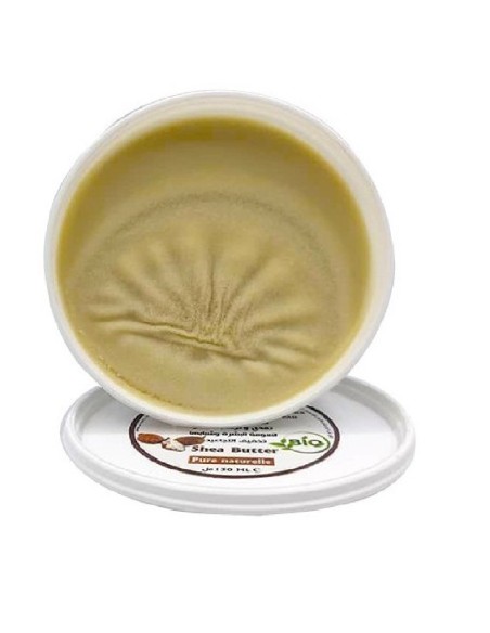 زبدة الشيا الافريقية الخام (130غ) - Beurre de karité africain brut