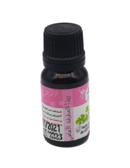 زيت العطرشة الأساسي 100 % (10مل) - Huile essentielle géranium rosat زيت العطرشة الأساسي 100 % (10مل) - Huile essentielle géranium rosat