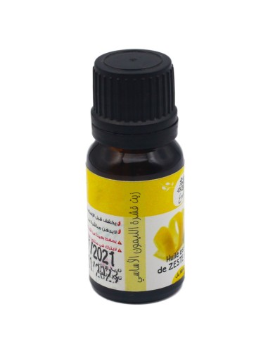 زيت قشرة الليمون الأساسي 100 % (10 مل) - Huile essentielle de zeste de citron