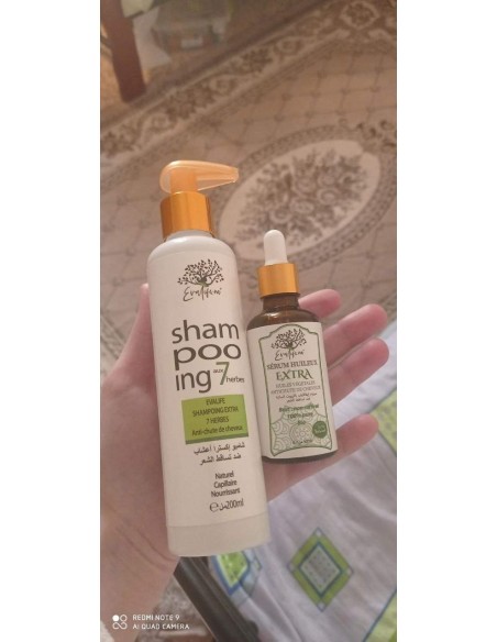 شامبو اكليل الجبل طبيعي معالج للشعر (اكسترا 7 أعشاب) Shampooing a base de romarin شامبو اكليل الجبل طبيعي معالج للشعر (اكسترا 7 أعشاب) Shampooing a base de romarin